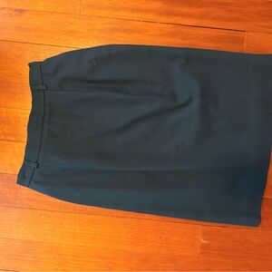 VTG Talbots 100% Wool Classic Black Women's Pencil Skirt